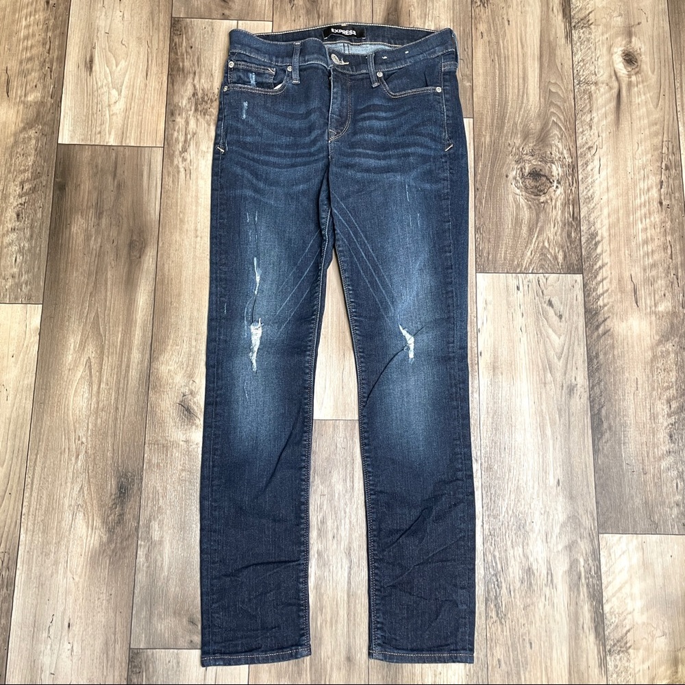 Express | Super Skinny Mid-Rise Stretch Jean Size 8